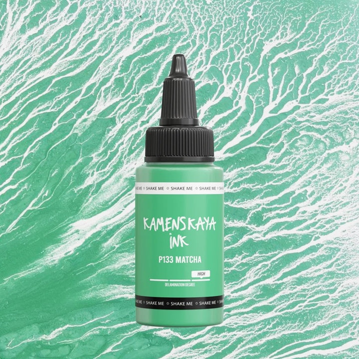 Delaminirajuća alkoholna tinta KAMENSKAYA | Razne nijanse - Matcha