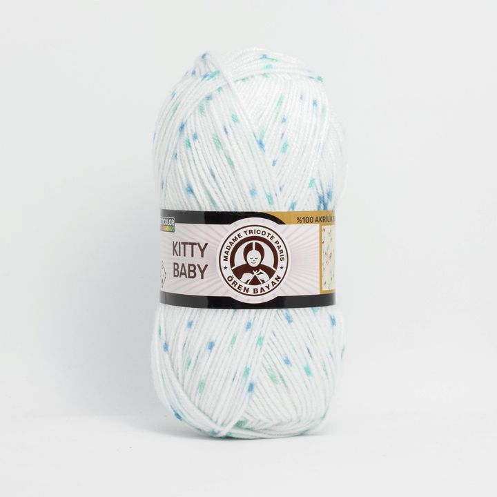 Dječja vuna Madame Tricote Paris Kitty Baby 100 g | razne boje — slika 2