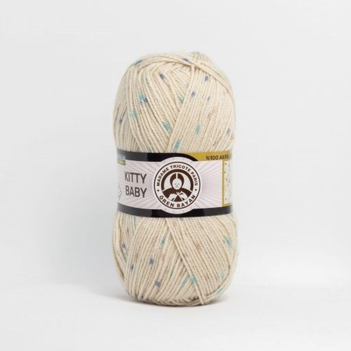 Dječja vuna Madame Tricote Paris Kitty Baby 100 g | razne boje — slika 5