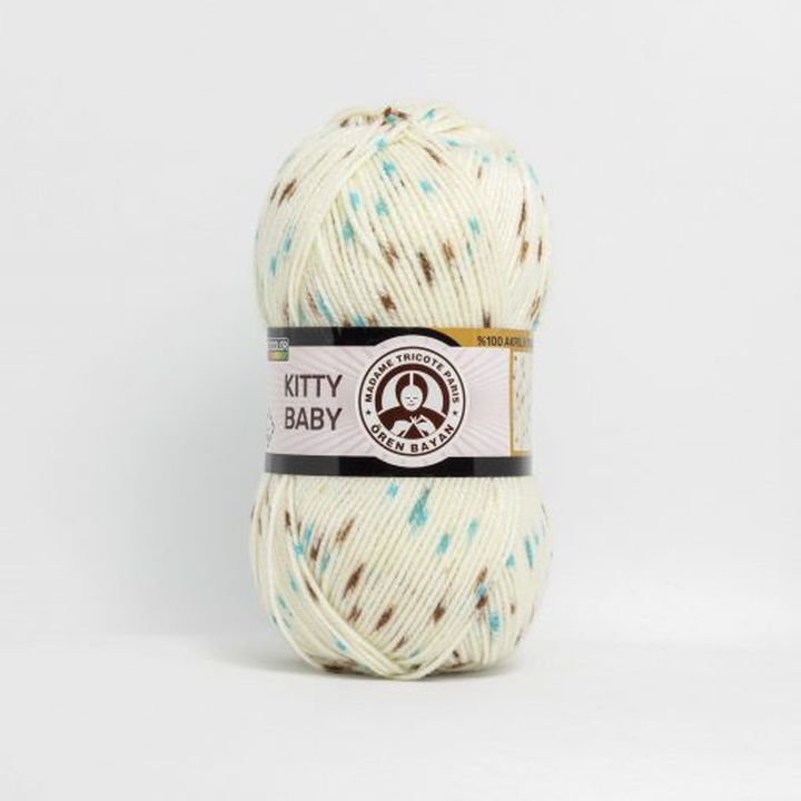 Dječja vuna Madame Tricote Paris Kitty Baby 100 g | razne boje — slika 8