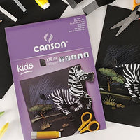 Dječji blok za crtanje CANSON Kids 220 g - 10 listova, 24 x 32 cm, ljepljen