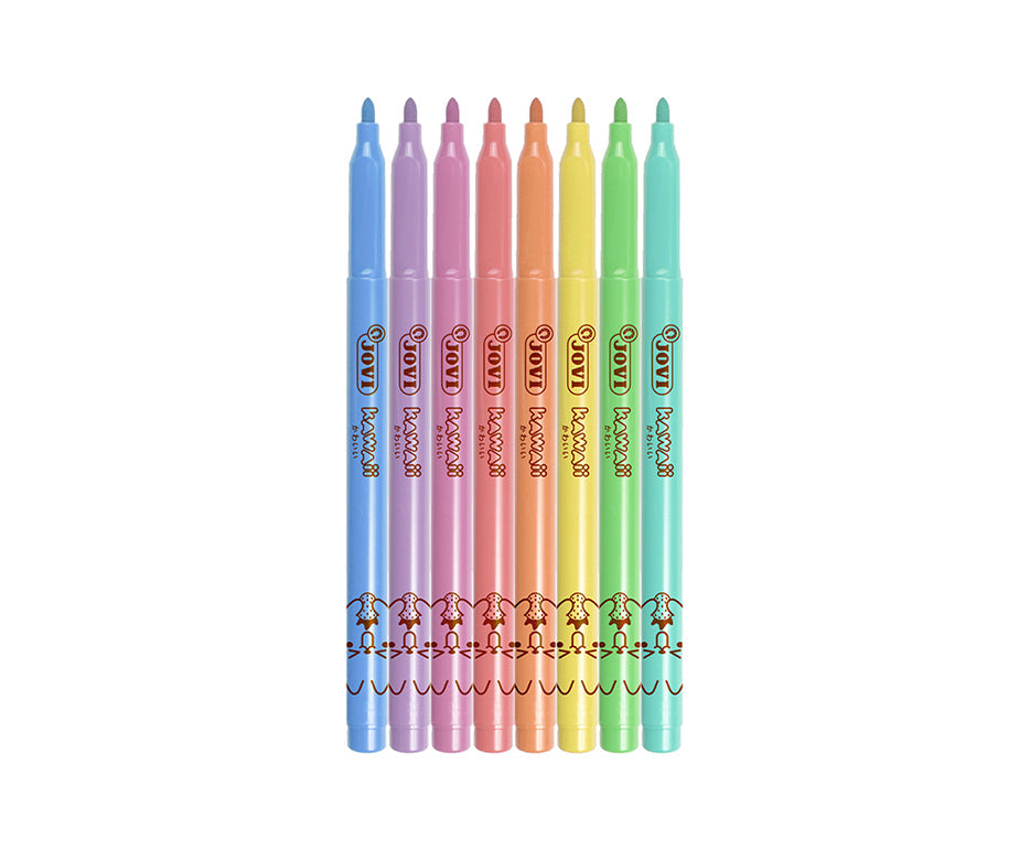 Dječji flomasteri JOVI Kawaii / set od 8 kom - 3 mm