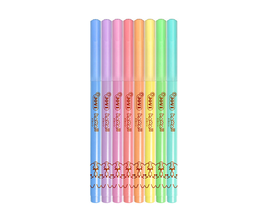 Dječji flomasteri JOVI Kawaii / set od 8 kom - 3 mm