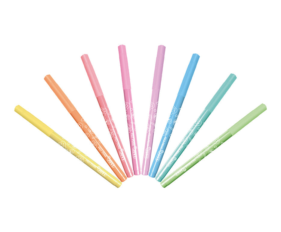 Dječji flomasteri JOVI perivi pastelni 3 mm / set od 8 kom