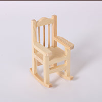 Drvena stolica za ljuljanje Pentart 6x6x10 cm