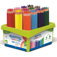 Drvene bojice GIOTTO Colors 3.0 šesterokutne - školsko pakiranje 192 kom