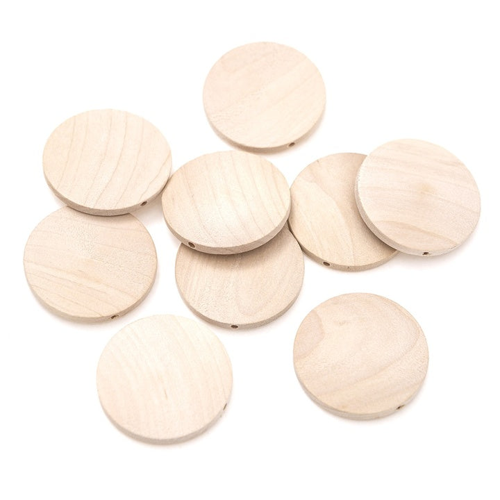 Drvene perle - disk | razne veličine — slika 4