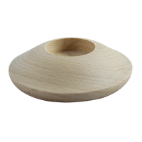 Drveni svijećnjak Pentart - disk 3, 10x3 cm
