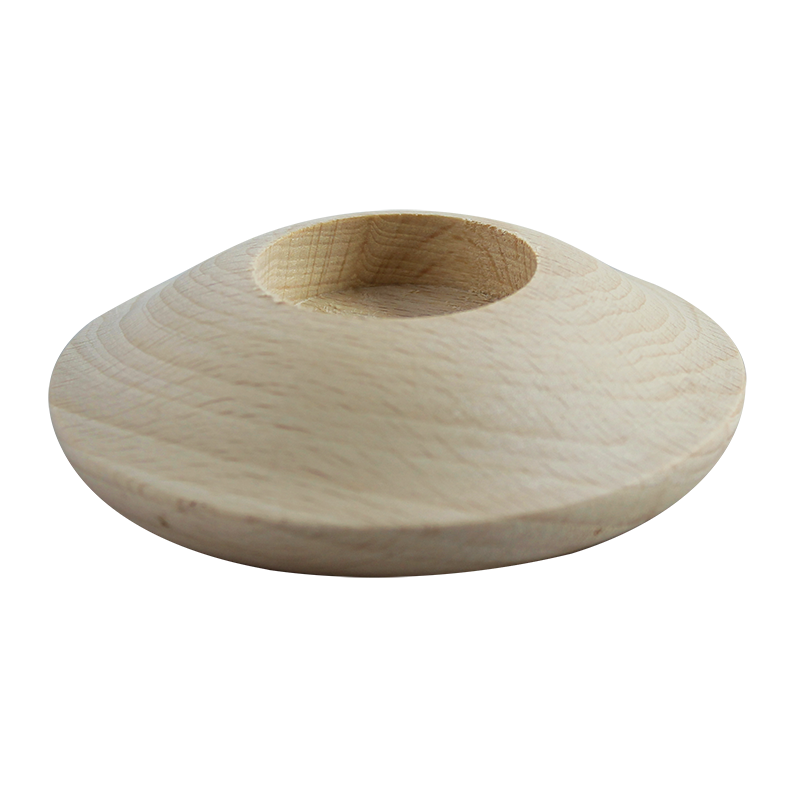 Drveni svijećnjak Pentart - disk 3, 10x3 cm