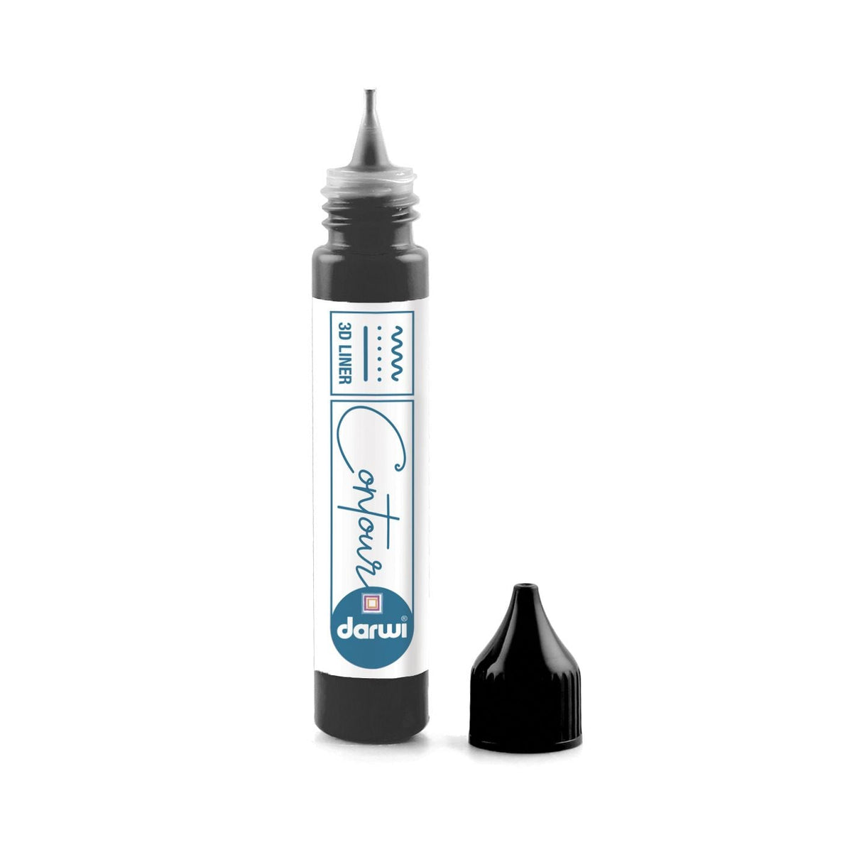DARWI kontura vitraja 30 ml – Black