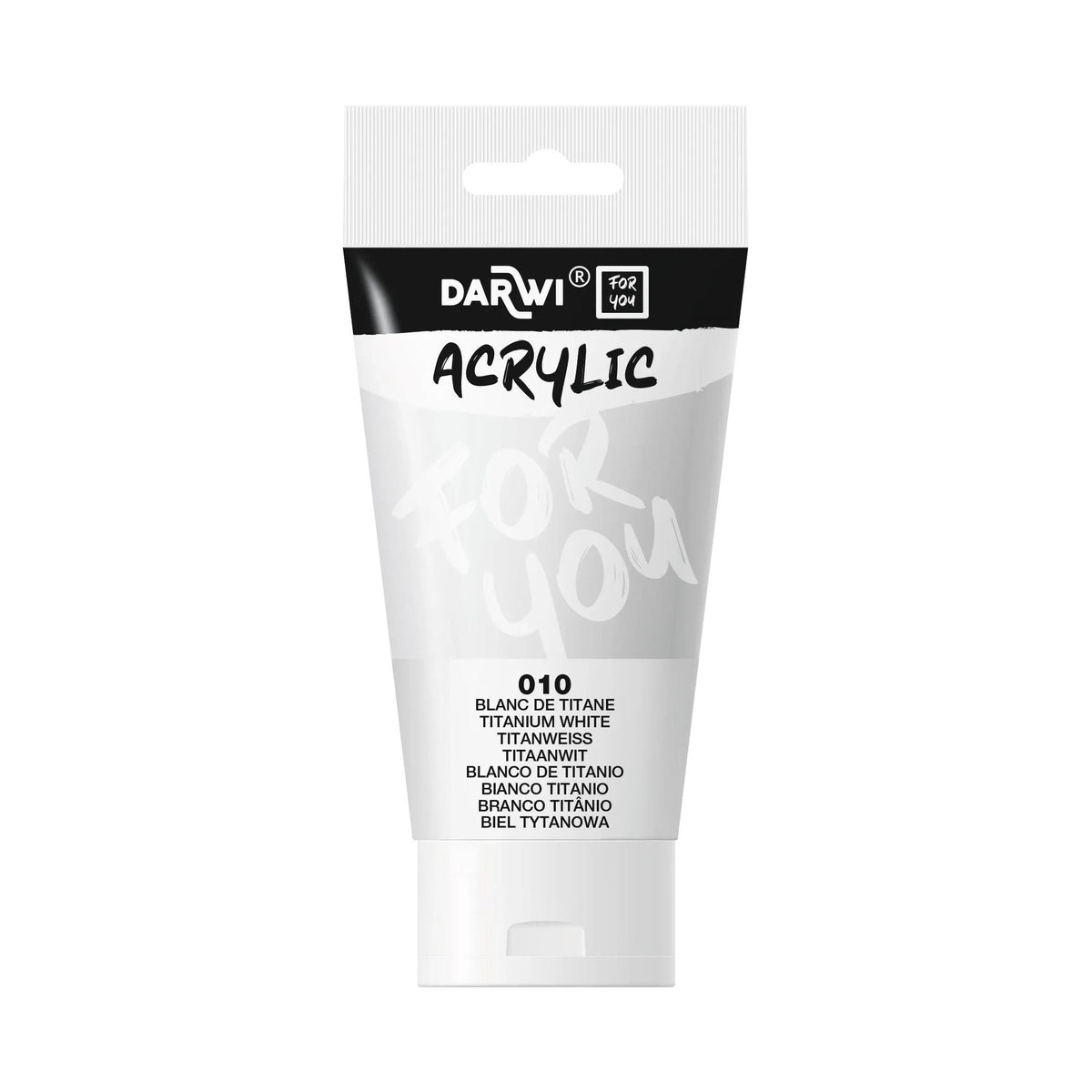 Akrilna boja DARWI Acryl 75 ml – Bijela
