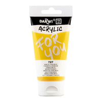 Akrilna boja DARWI Acryl 75 ml – Titan žuta srednja