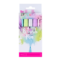 ROYAL TALENS Ecoline set akvarelnih brush markera PASTEL - 5 kom