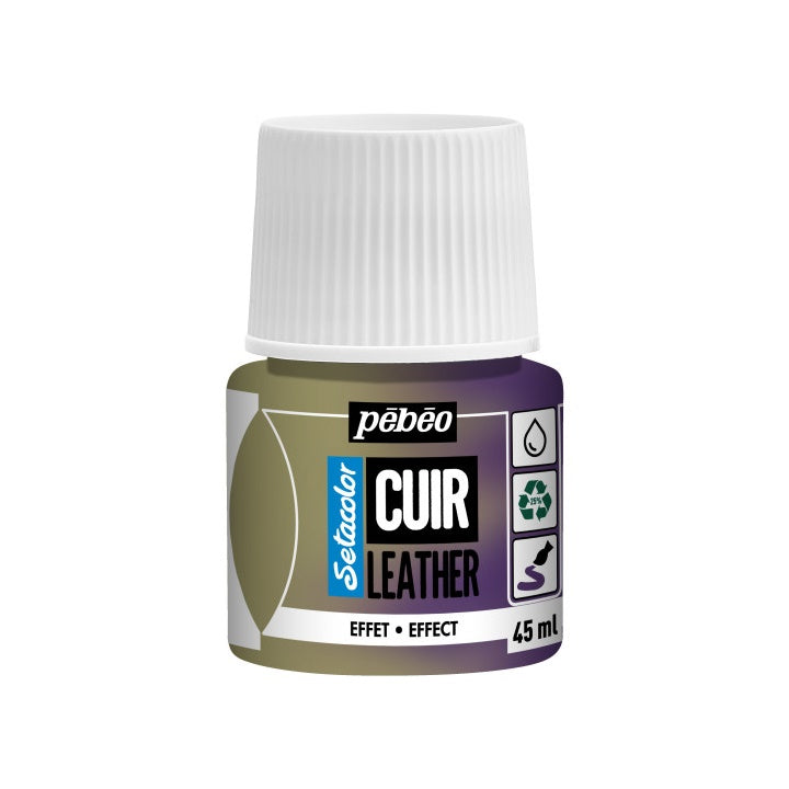 Boja za kožu Pebeo Setacolor effect 45 ml | razne boje - duokromatska žuta/ljubičasta