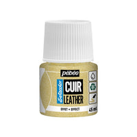 Boja za kožu Pebeo Setacolor effect 45 ml | razne boje - svjetlucava zlatna
