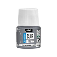 Boja za kožu Pebeo Setacolor matt/satin 45 ml – beton siva