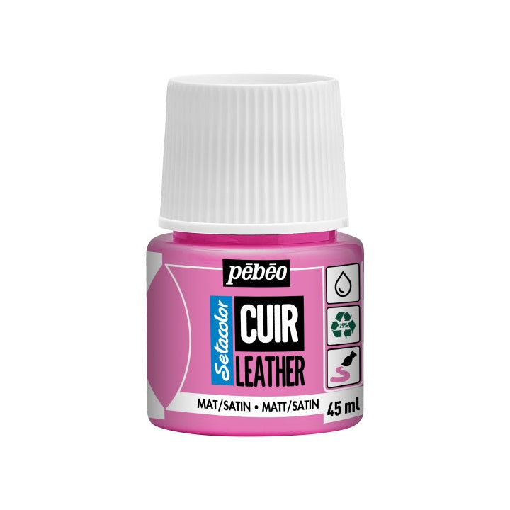 Boja za kožu Pebeo Setacolor matt/satin 45 ml – bombon ružičasta