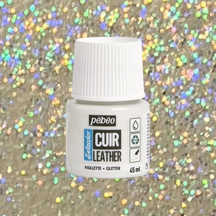 Boja za kožu Pebeo Setacolor matt/satin 45 ml – dugino svjetlucanje