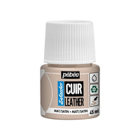 Boja za kožu Pebeo Setacolor matt/satin 45 ml – sivo-smeđa