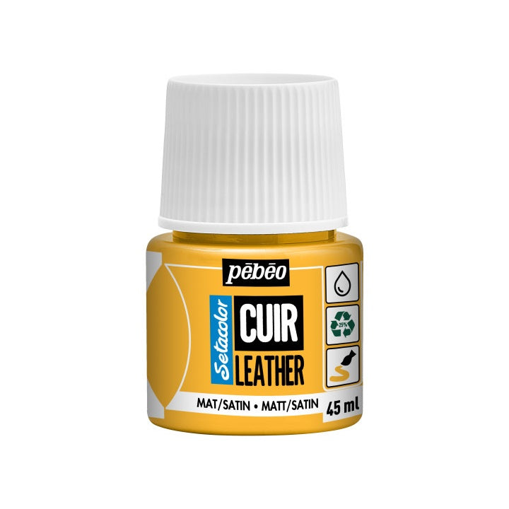 Boja za kožu Pebeo Setacolor matt/satin 45 ml – suncokret žuta