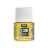 Boja za kožu Pebeo Setacolor matt/satin 45 ml – živa žuta