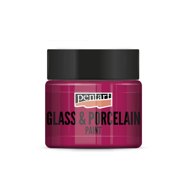 Boja za staklo i porculan PENTART - 30 ml – 21338 - magenta