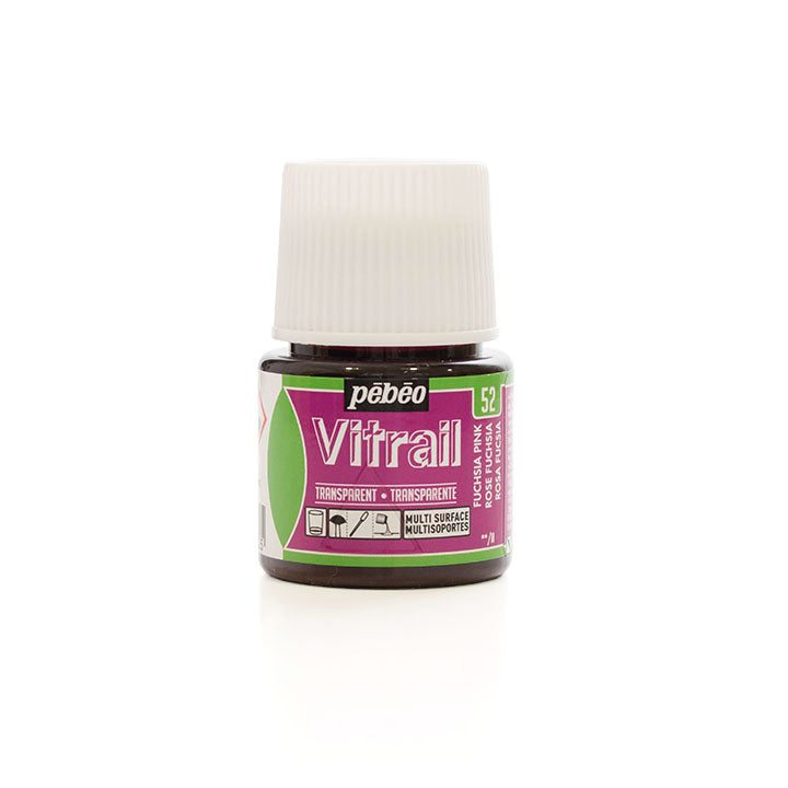 Boja za staklo Pebeo Vitrail 45 ml – Fuchsia ružičasta