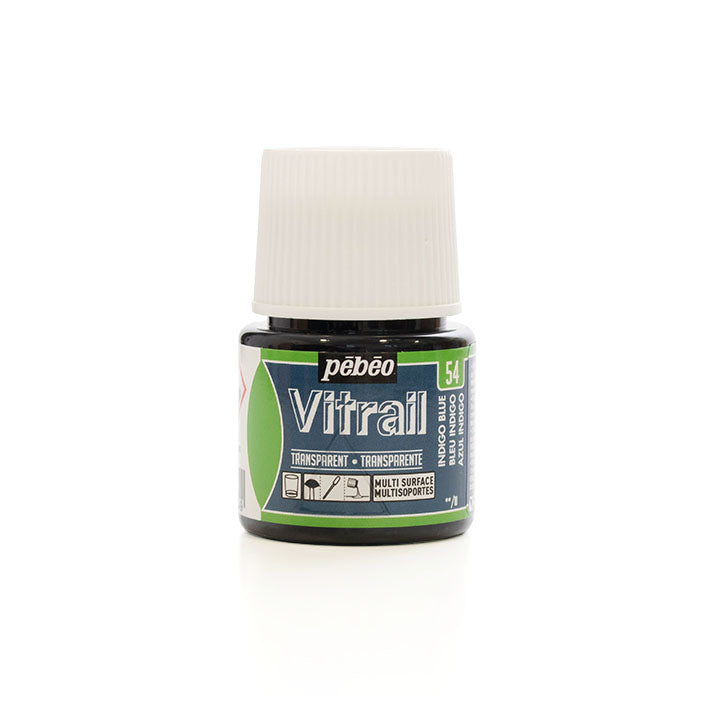 Boja za staklo Pebeo Vitrail 45 ml – Indigo plava