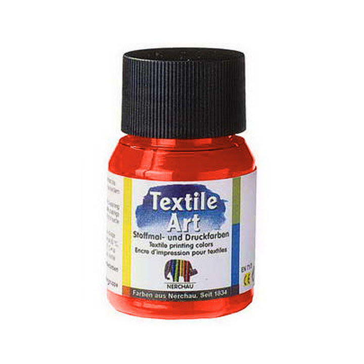 Boja za svijetli tekstil 59 ml – crvena