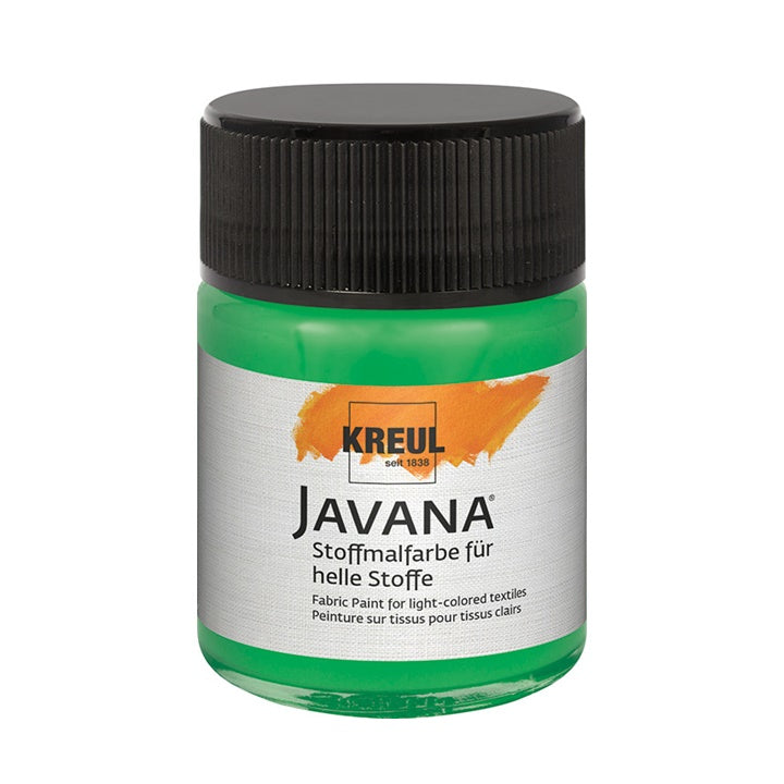 Boja za svijetli tekstil JAVANA 50 ml – Brilliant zelena