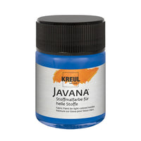 Boja za svijetli tekstil JAVANA 50 ml – kraljevsko plava