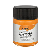 Boja za svijetli tekstil JAVANA 50 ml – narančasta