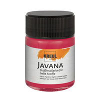 Boja za svijetli tekstil JAVANA 50 ml – rubin crvena