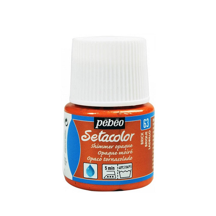 Farba na textil Pebeo Setacolor Opaque Shimmer [metalická] 45 ml | rôzne farby — obrázok 8