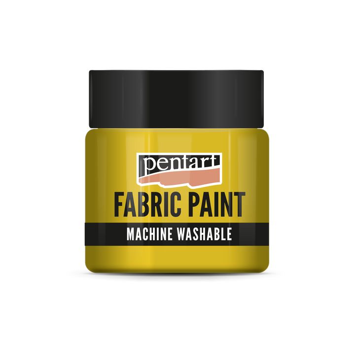Boja za tekstil Pentart 50 ml – sunčano žuta
