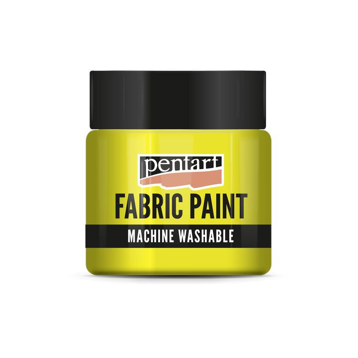 Boja za tekstil Pentart 50 ml – žuta