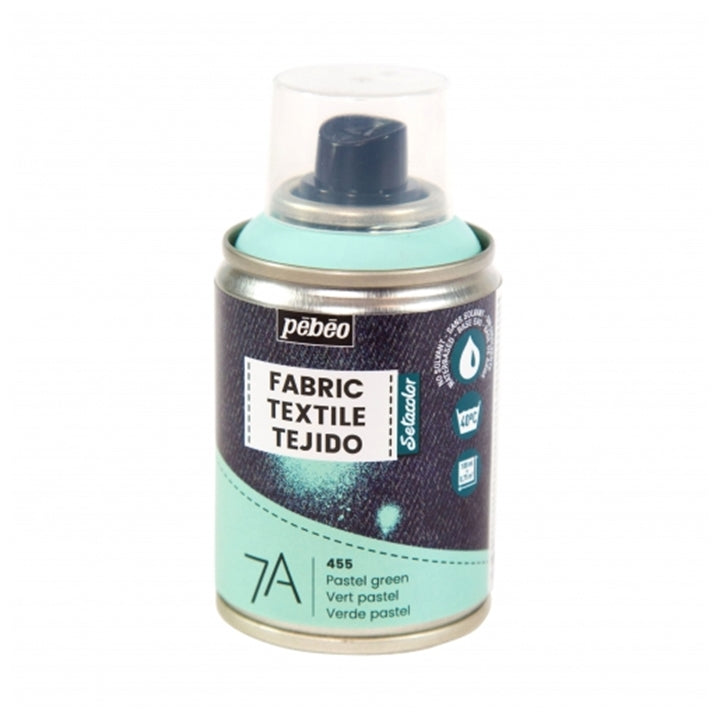 Boja za tekstil u spreju Pebeo 7A 100 ml – 455 pastel zelena