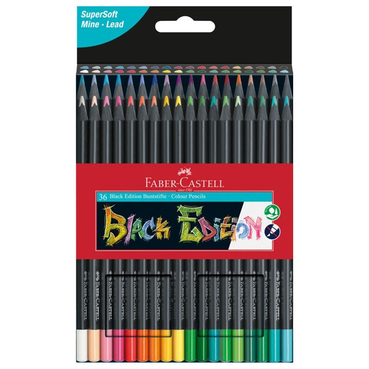 Farebné pastelky Faber-Castell Black Edition | rôzne sety — obrázok 2