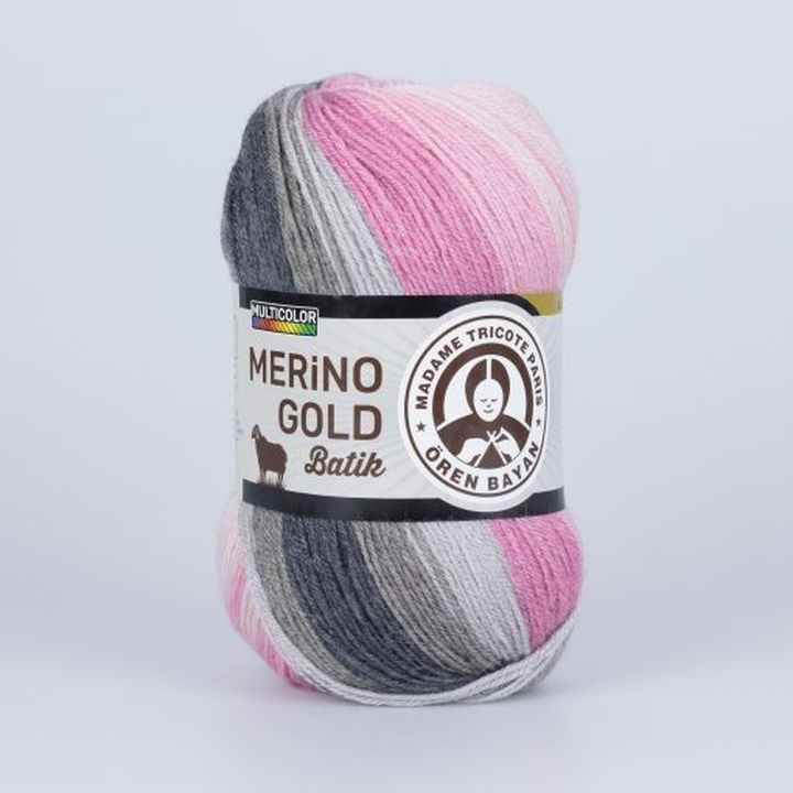 fire pentru tricotat madame tricote paris merino gold batik 100 g ro hbmmerino gold batik