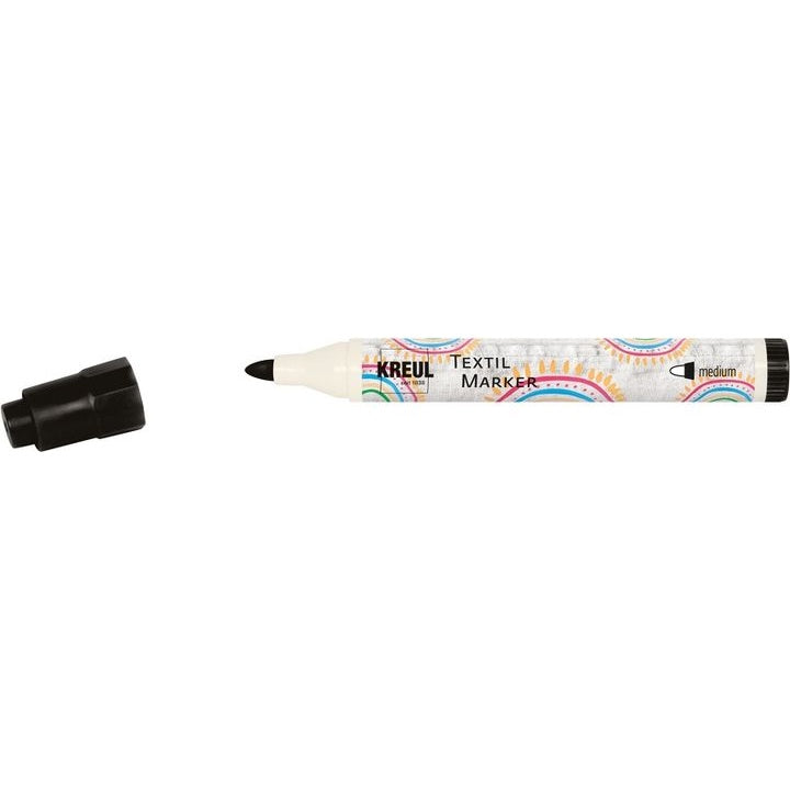Flomasteri za tekstil KREUL medium – crna
