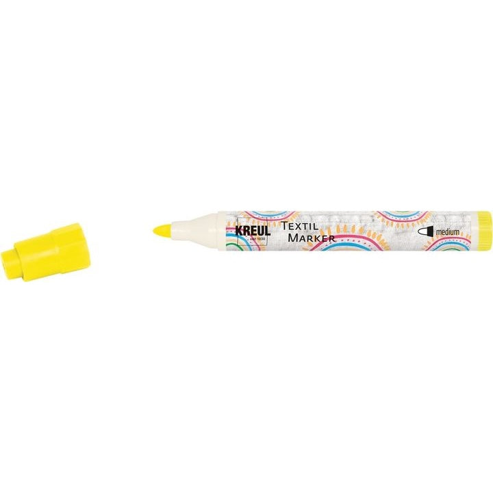 Flomasteri za tekstil KREUL medium – Neon žuta