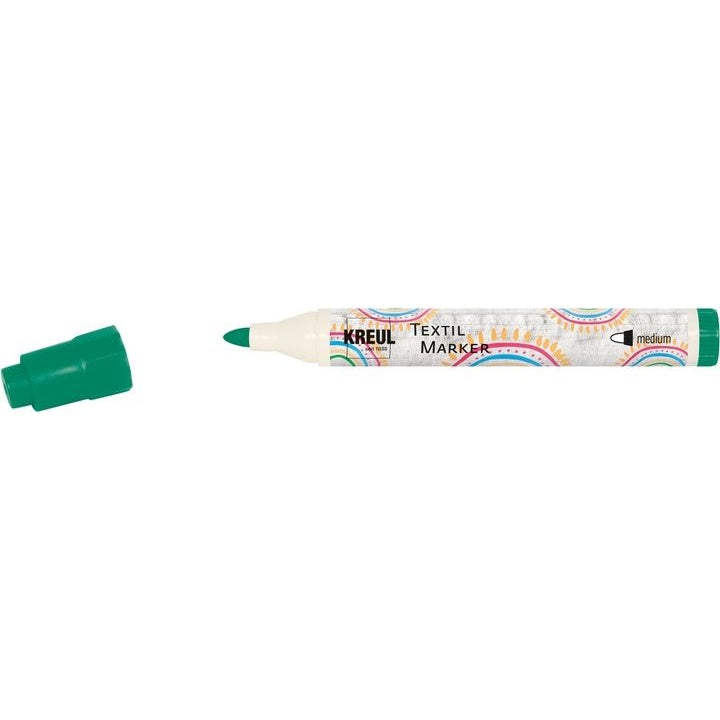 Flomasteri za tekstil KREUL medium – zelena