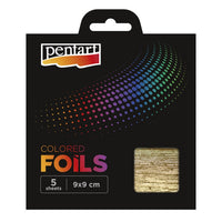 Folija u boji Pentart 5 listova - 9 x 9 cm – svijetlo ljubičasta