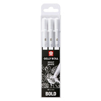 Gélové perá Sakura Gelly Roll bright white - 3 ks | rôzne varianty — obrázok 3