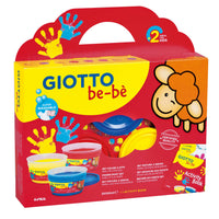 GIOTTO Be-Be set boja za prste 3 x 150 ml s knjižicom aktivnosti
