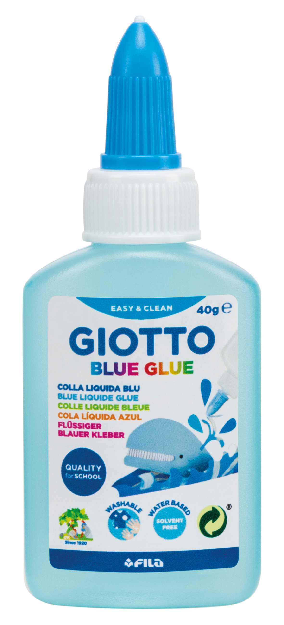 GIOTTO Blue Glue tekuće plavo ljepilo s preciznim vrhom 40 ml