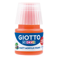 Giotto Decor akrilna boja mat 25 ml – narančasta