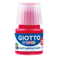 Giotto Decor akrilna boja mat 25 ml – grimizno crvena