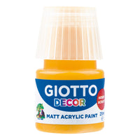 Giotto Decor akrilna boja mat 25 ml – tamno žuta