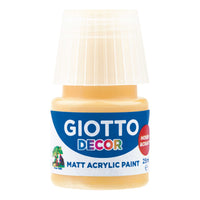 Giotto Decor akrilna boja mat 25 ml – zlatno žuta